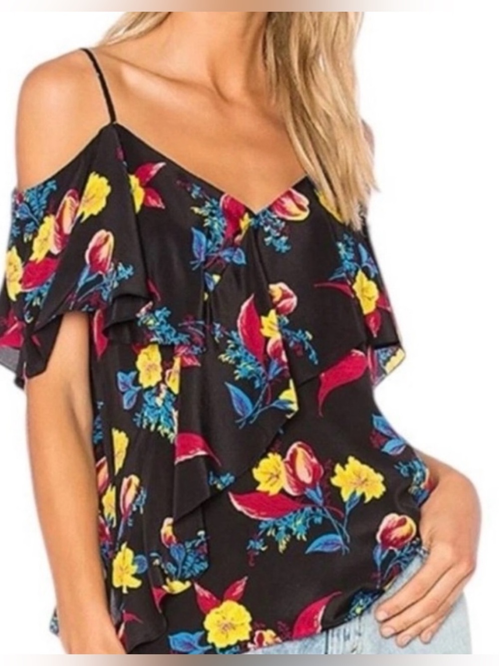 Diane Von Furstenberg Floral Top